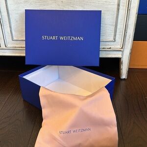 Stuart Weitzman Wedge Shoe box with bag